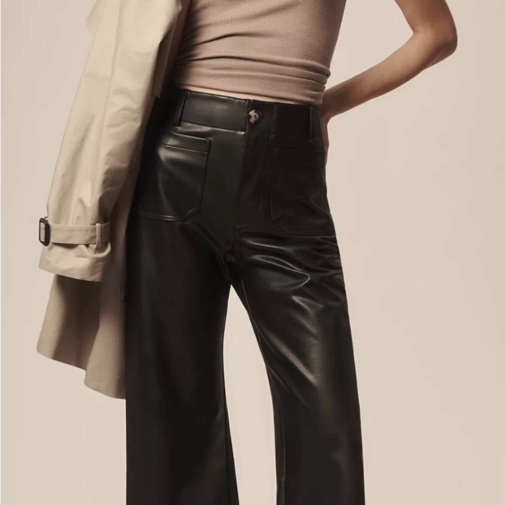Black Leather Pants
